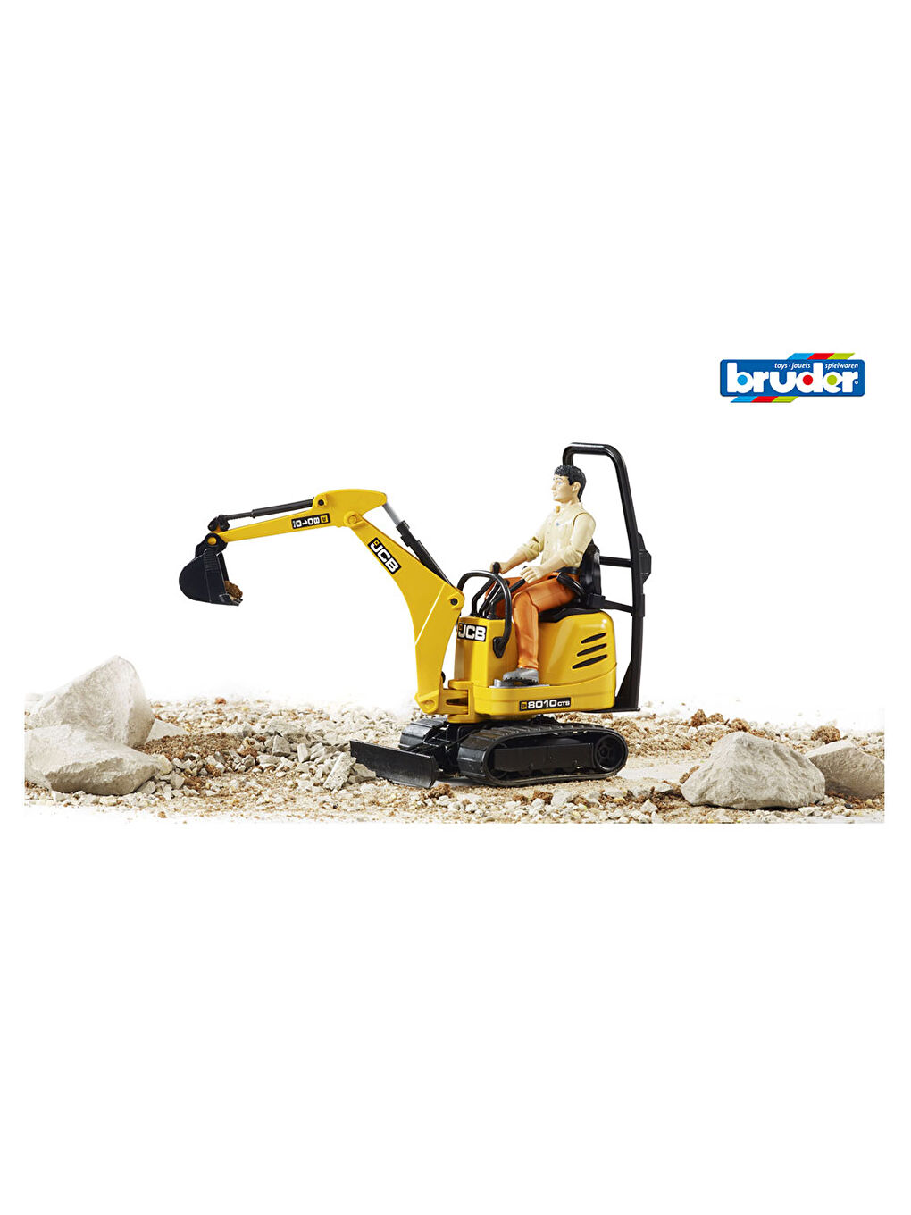 JCB Mikro Ekskavatör 8010 CTS ve İnşaat İşçisi BR62002-1