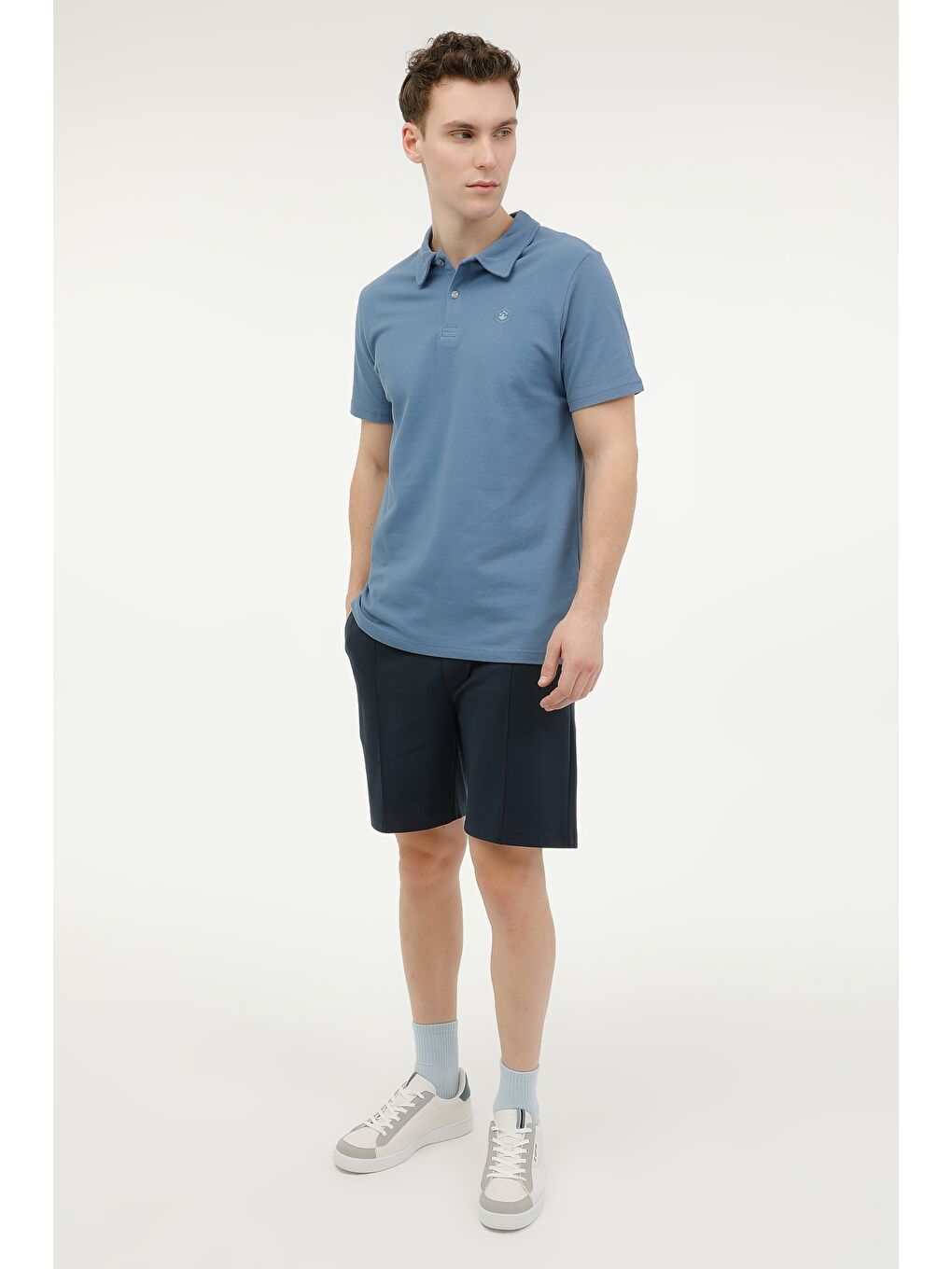 ML ENBOSS 20ITLY111 3FX Lacivert Erkek Şort-4