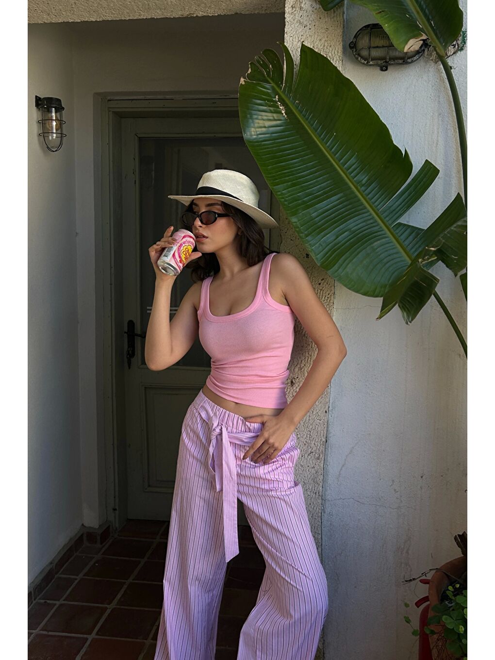 Kadın Pembe Basic Atlet 1017-0162-2