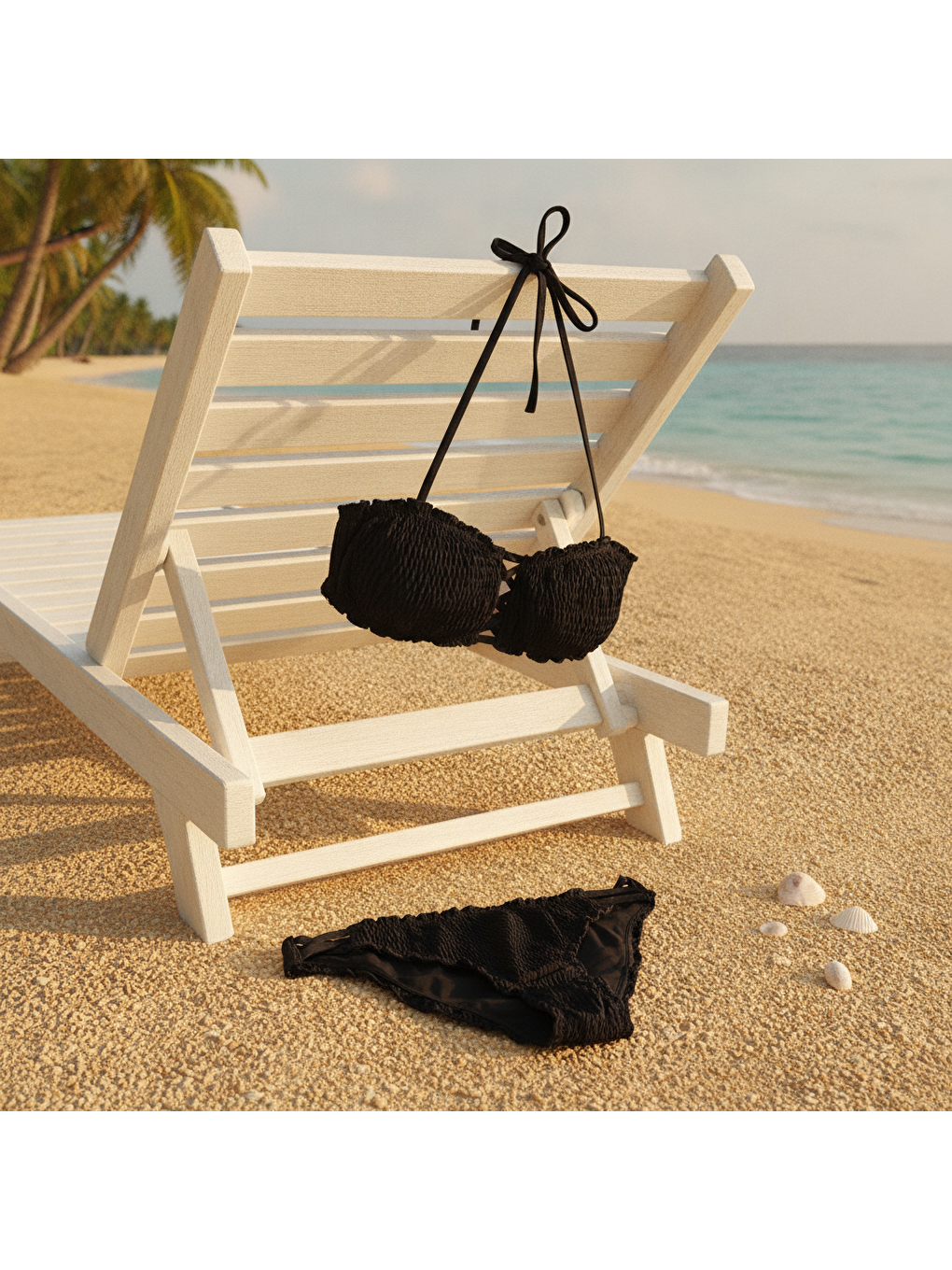 Kadın Plaj Giyim Siyah Renk Bikini Takım Bb2640-1