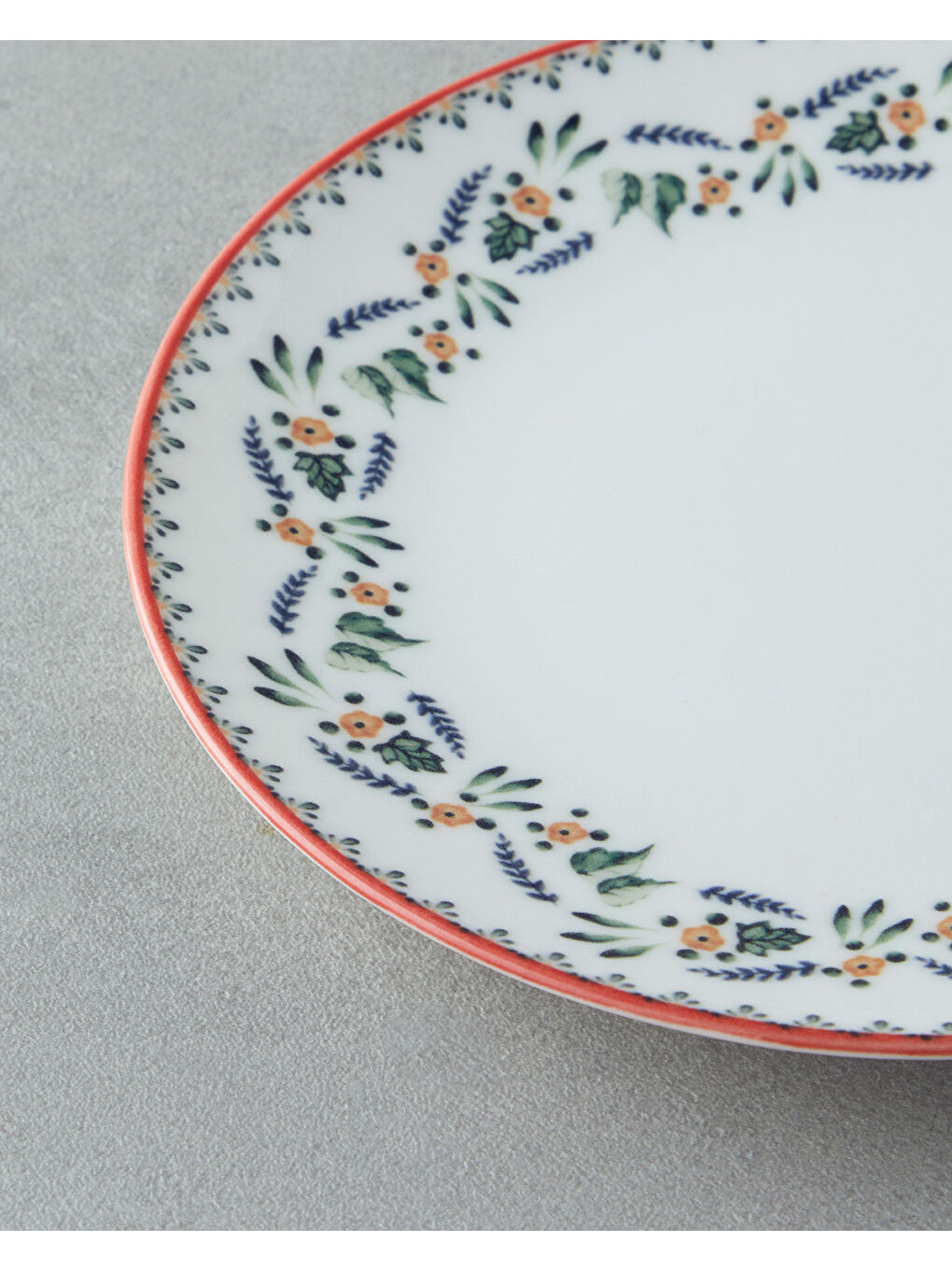 Beyaz Charmsy Bone Porselen Pasta Tabağı 19 cm Renkli-2