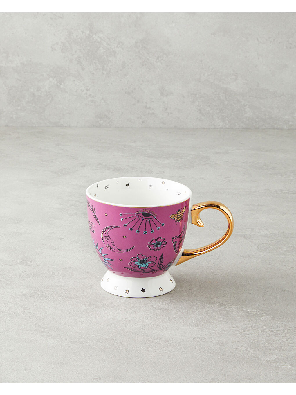 Talisman Magic New Bone China Yılbaşı Kupa 460 ml Pembe-1
