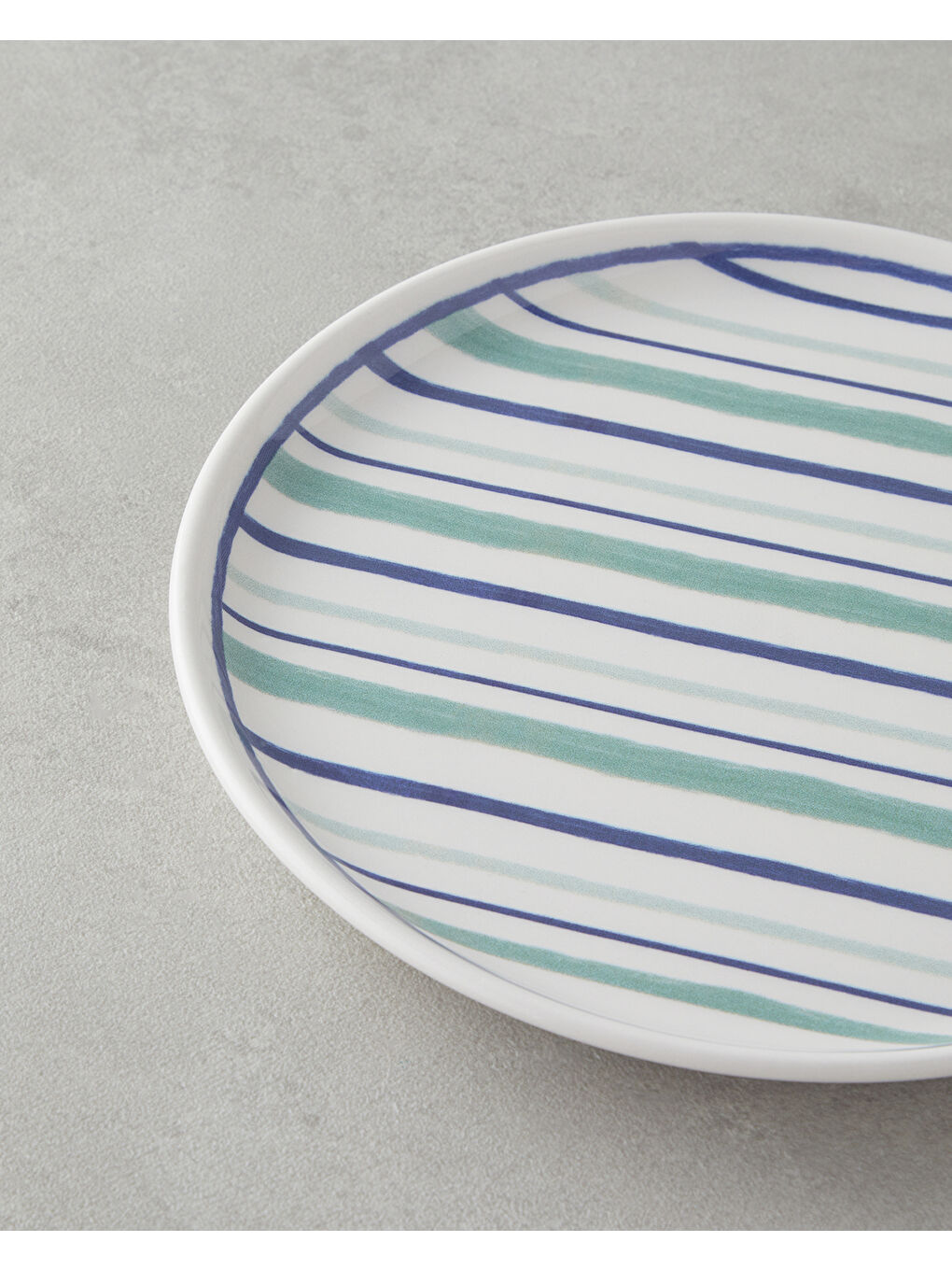 Coastline Seramik Pasta Tabağı 20 cm Mavi-yeşil-2