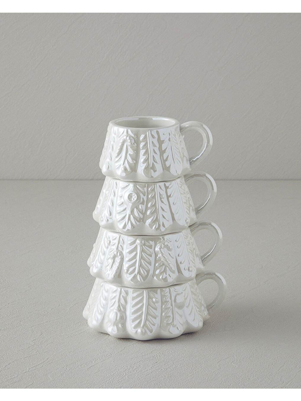 White Pine Dolomite 4'lü Kupa 153 ml-193 ml-267 ml-267 ml Beyaz