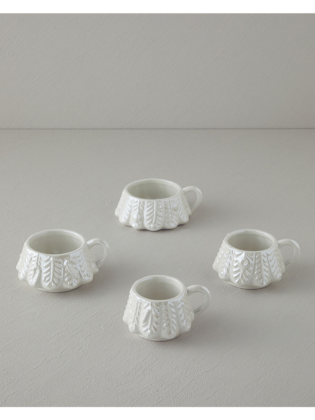 White Pine Dolomite 4'lü Kupa 153 ml-193 ml-267 ml-267 ml Beyaz-2