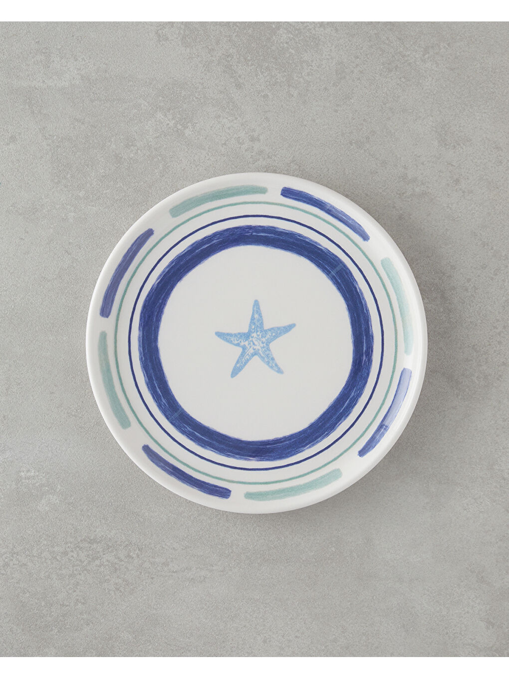 Aquatine Seramik Pasta Tabağı 20 cm Mavi-yeşil