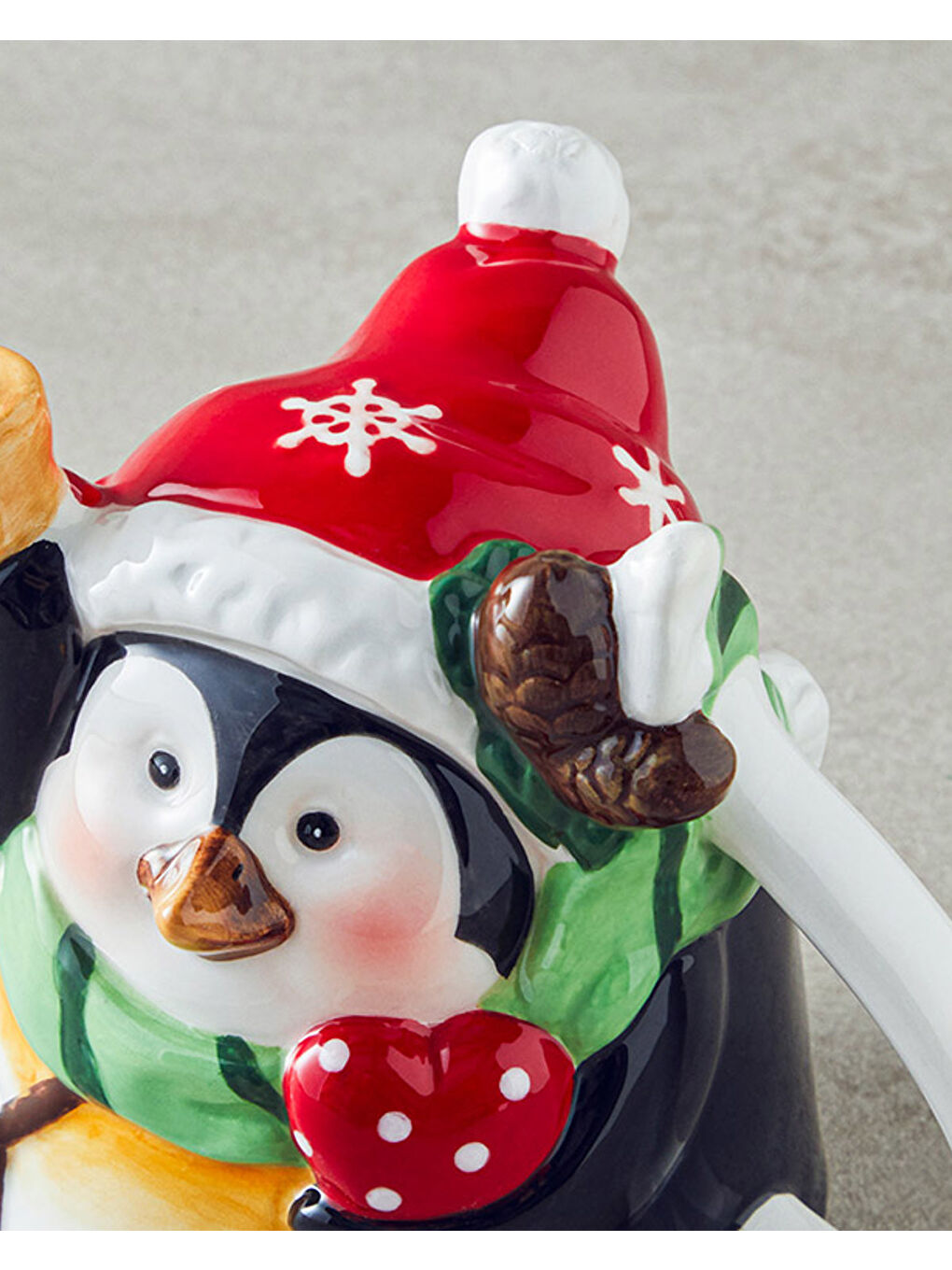 Beyaz Rosse Snowy Dolomite Yılbaşı Kupa 300 ml Renkli-2