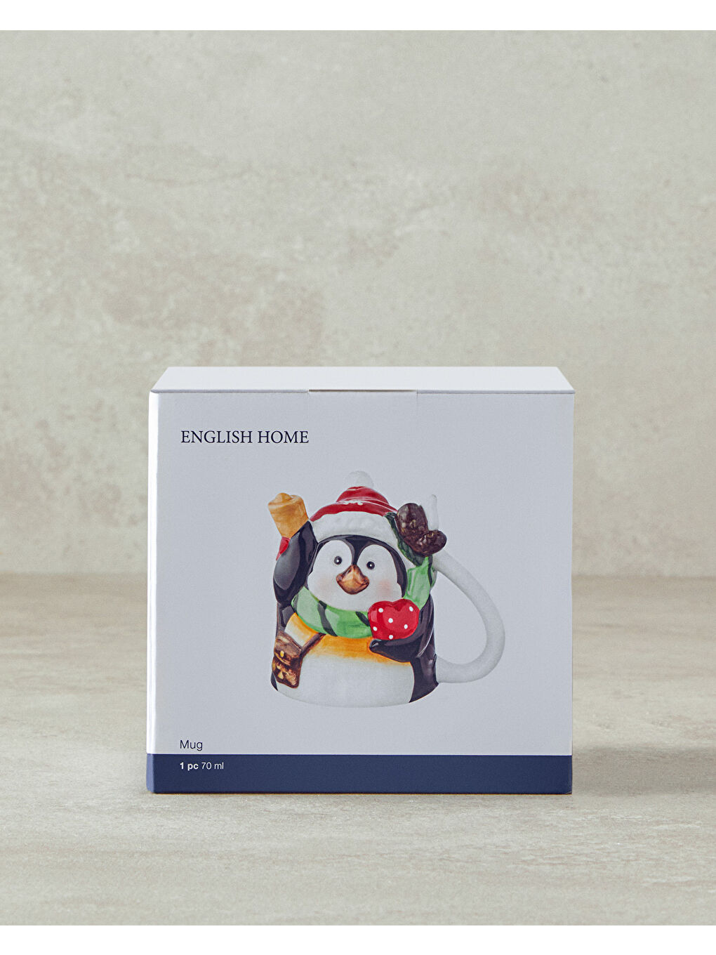 Beyaz Rosse Snowy Dolomite Yılbaşı Kupa 300 ml Renkli-3