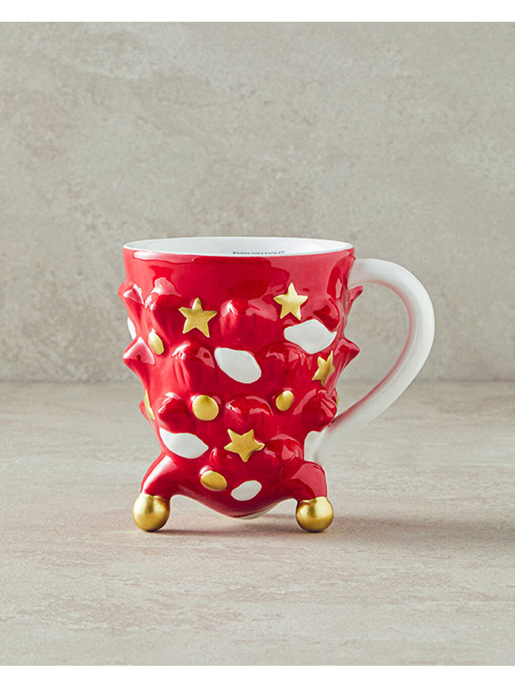 Pine Tree Dolomite Yılbaşı Kupa 300 ml Kırmızı-1