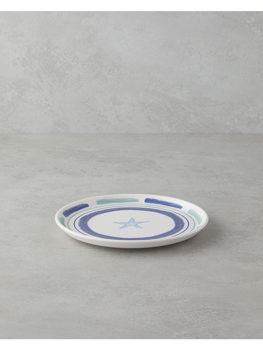 Aquatine Seramik Pasta Tabağı 20 cm Mavi-yeşil-1