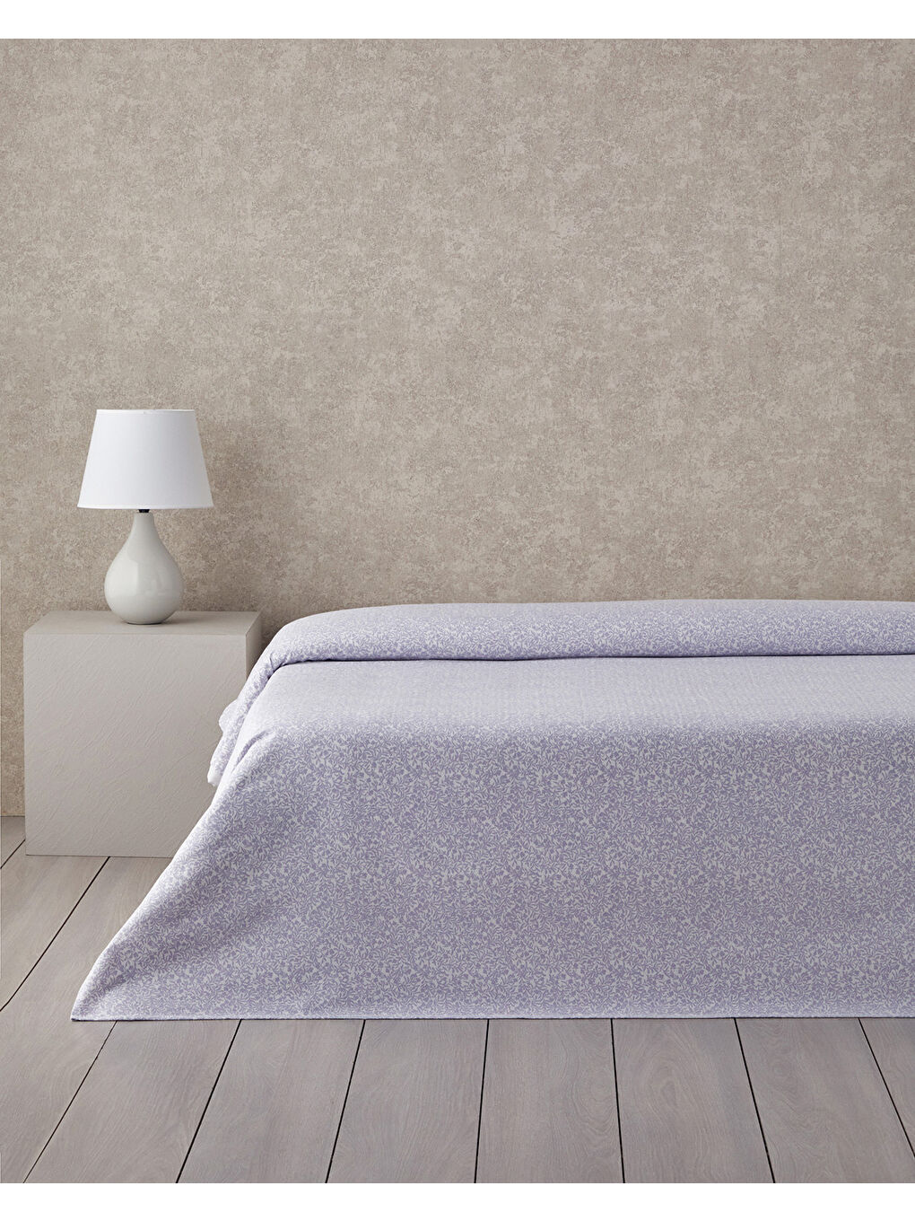 TIMELESS GARDEN Ecosoft Çift Kişilik Pike 200x220 cm Lila