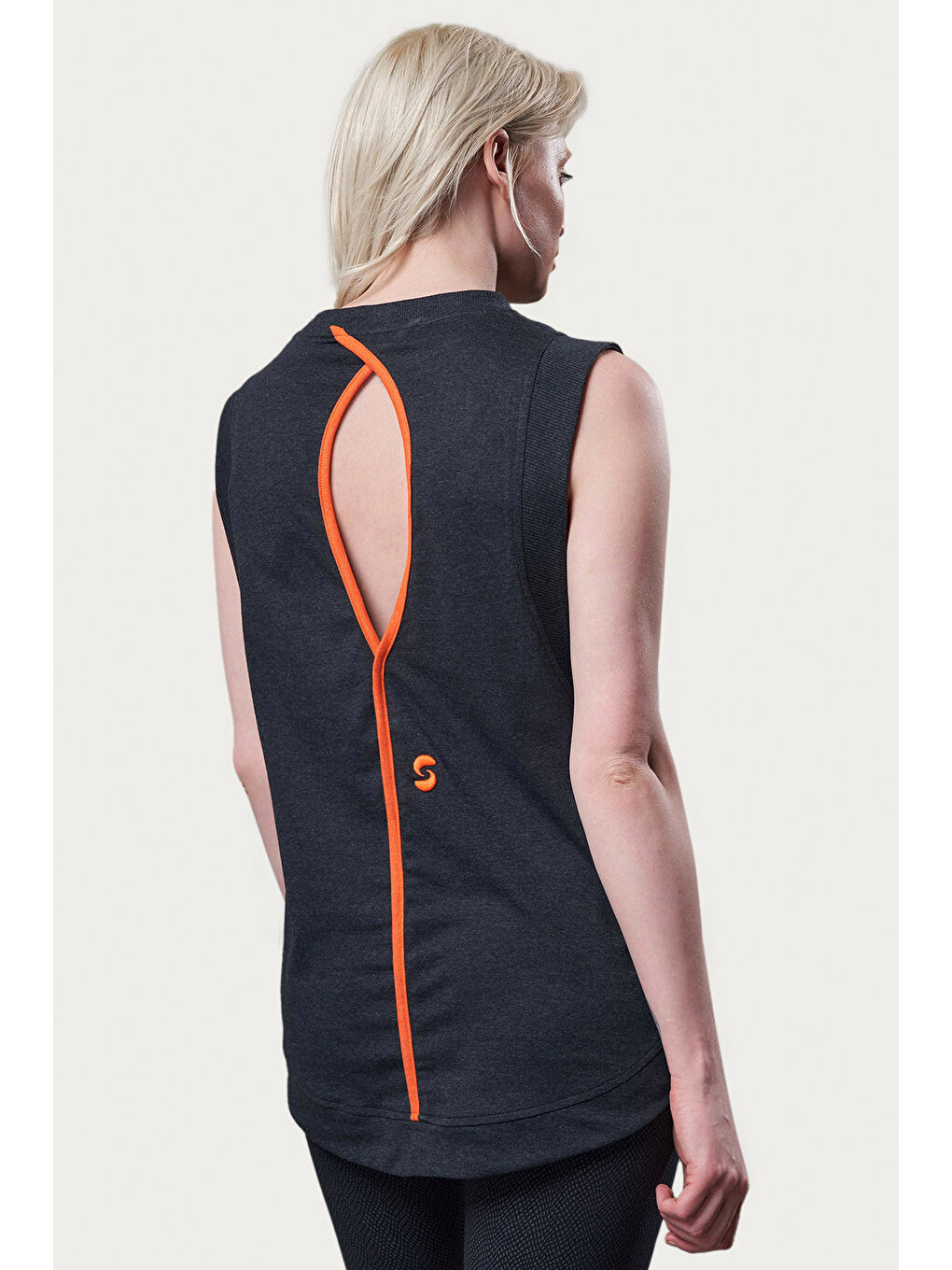 Kyz Nakışlı İkonik Top   Antrasit-2