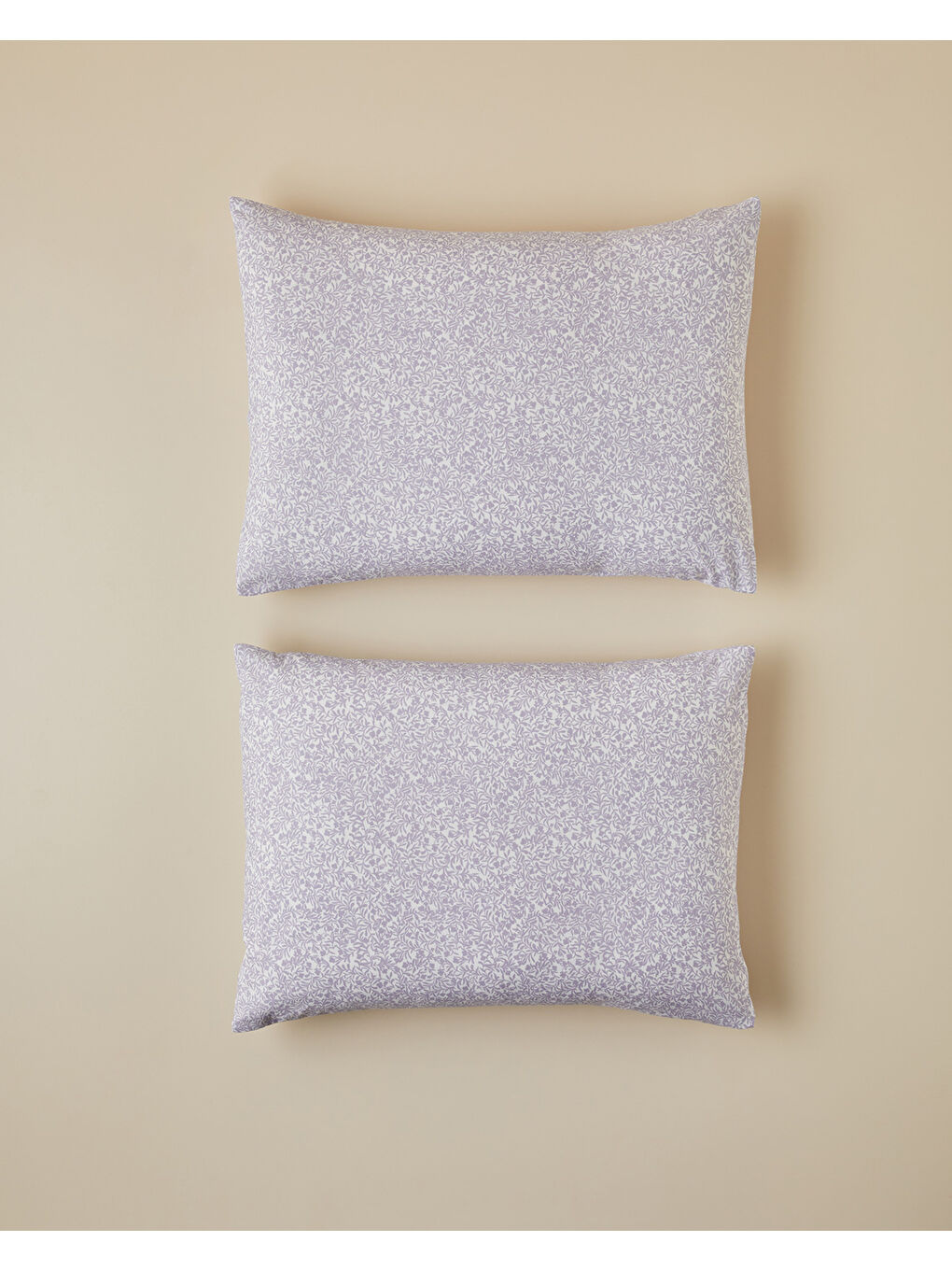 TIMELESS GARDEN Kolay Ütülenir 2'li Yastık Kılıfı 50x70 cm Açık Mor