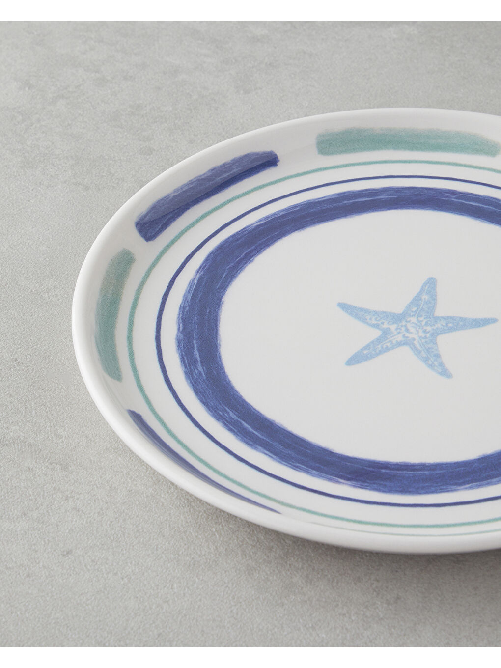 Aquatine Seramik Pasta Tabağı 20 cm Mavi-yeşil-2