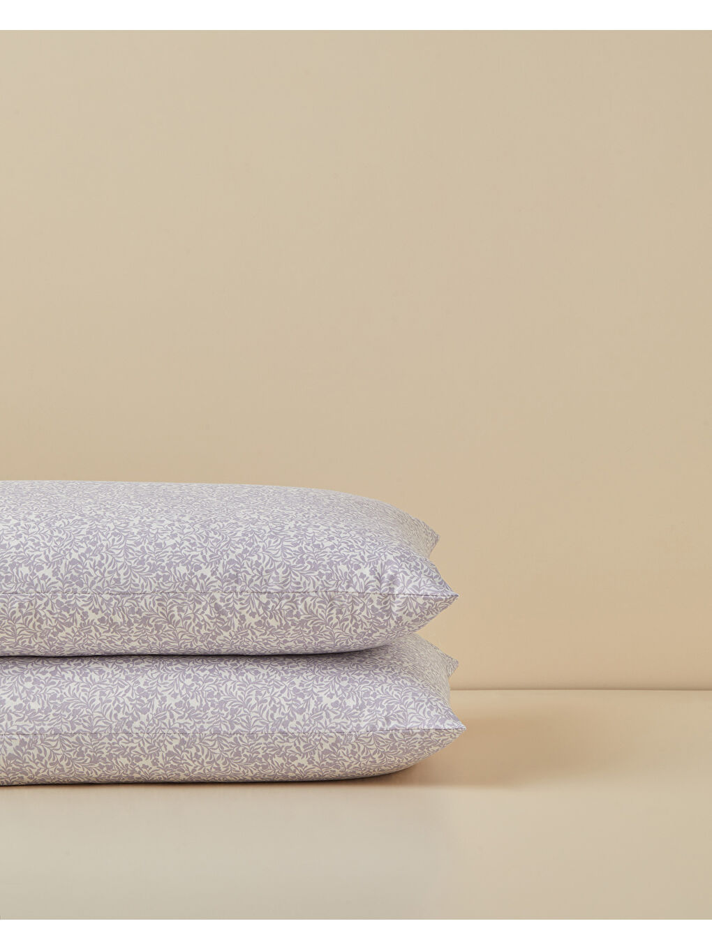 TIMELESS GARDEN Kolay Ütülenir 2'li Yastık Kılıfı 50x70 cm Açık Mor-1