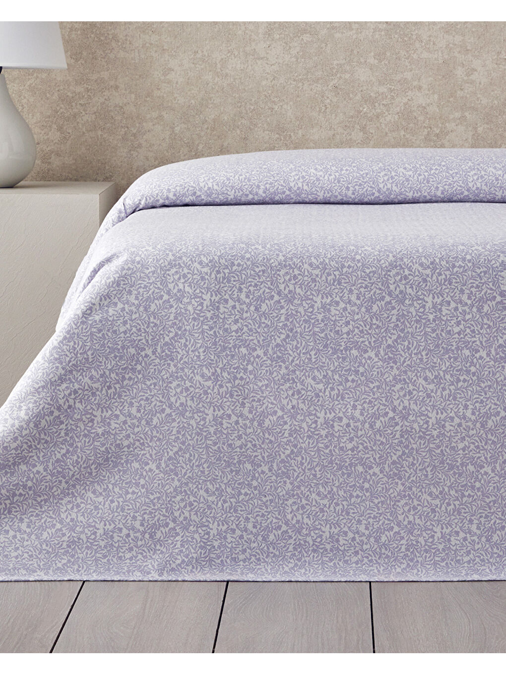 TIMELESS GARDEN Ecosoft Çift Kişilik Pike 200x220 cm Lila-1