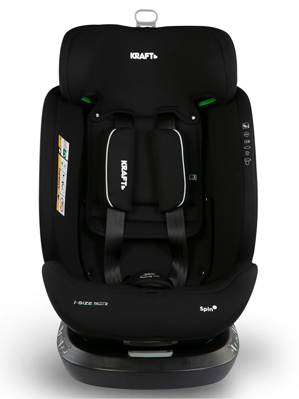 Spin I-Size Oto Koltuğu 0-36 Kg Kırmızı-7