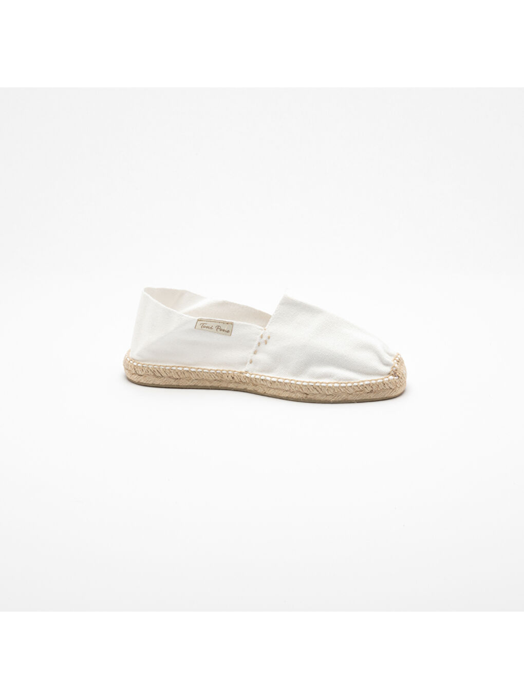 Beyaz Kadın Espadril / Keten Jute White