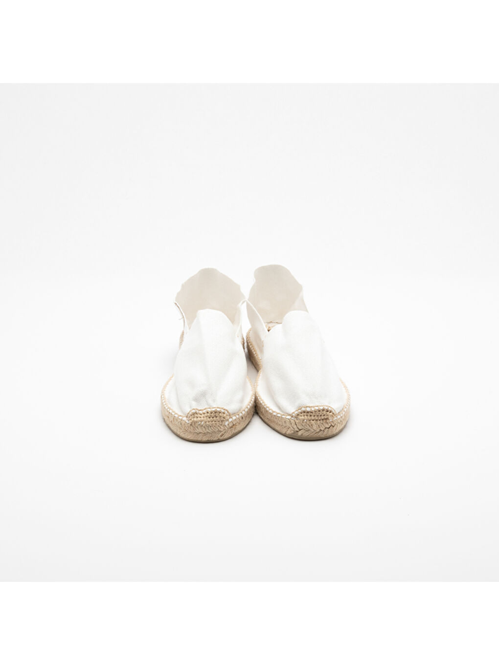 Beyaz Kadın Espadril / Keten Jute White-4