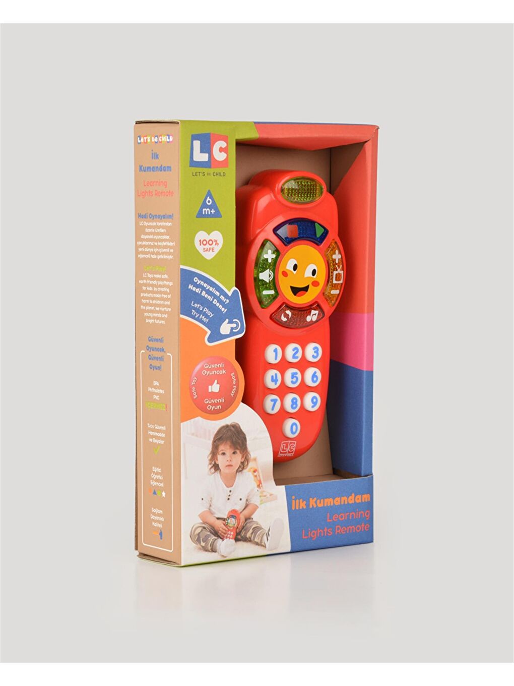 Eğitici Oyuncak Kırmızı İlk Kumandam-5