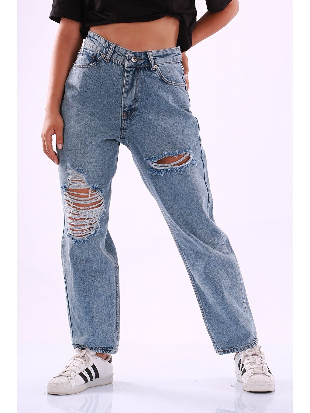 Mavi Yırtık Jean Mg1156-9