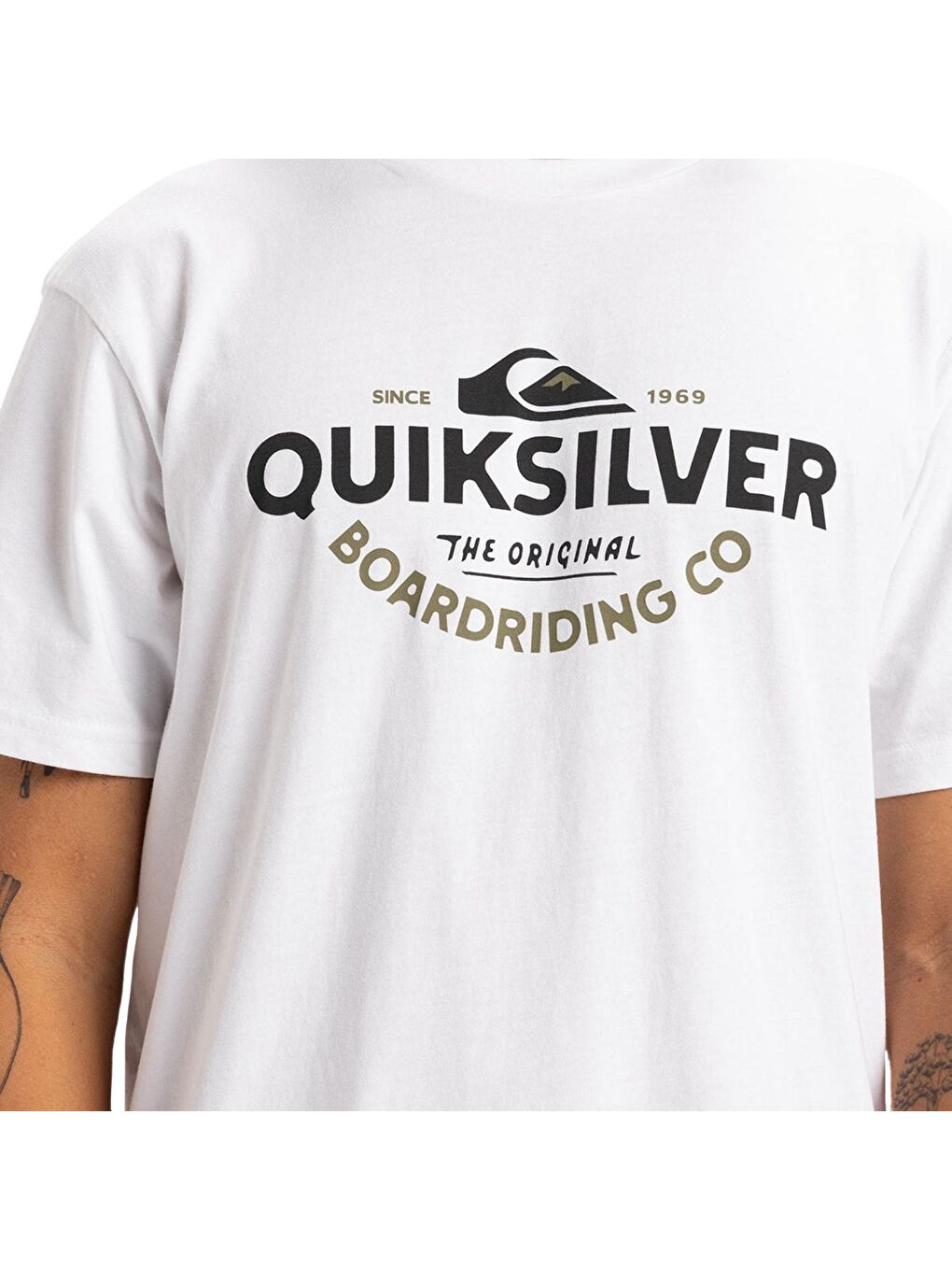 Typed Out Erkek Beyaz Tişört-2