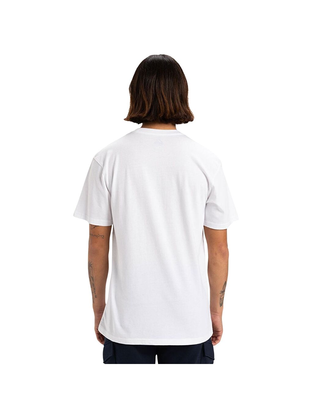 Typed Out Erkek Beyaz Tişört-4