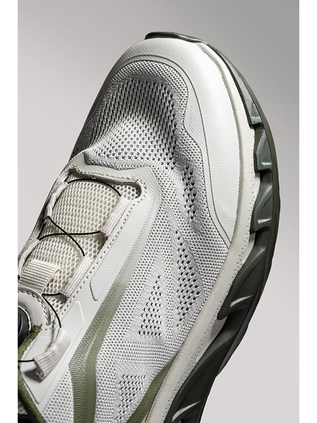 Haki ı, Hafif EVA Taban, Bağcıklı Günlük Ayakkabı-3