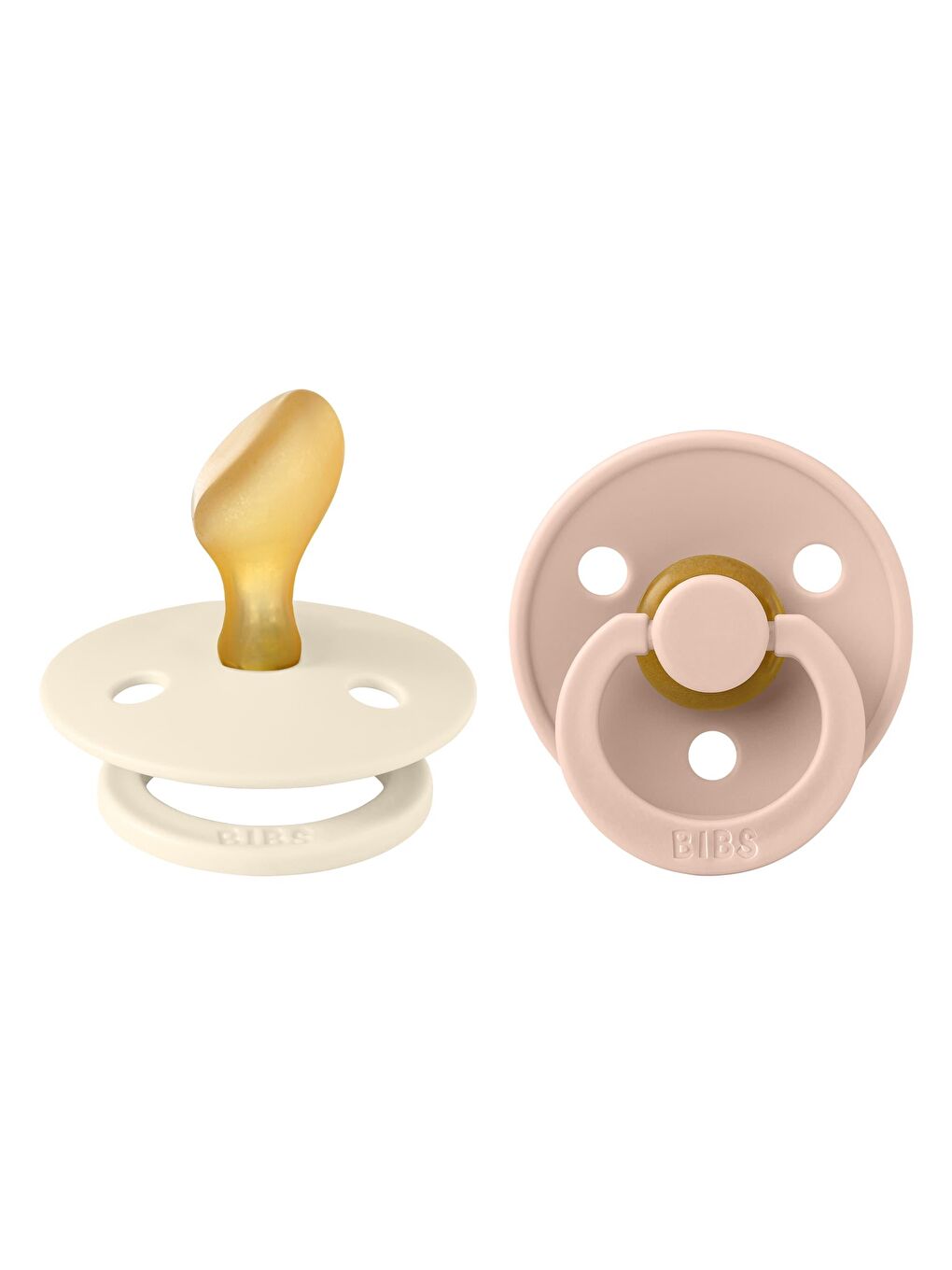 Colour İkili Anatomik Kauçuk Emzik- Ivory/Blush 6-18 Ay