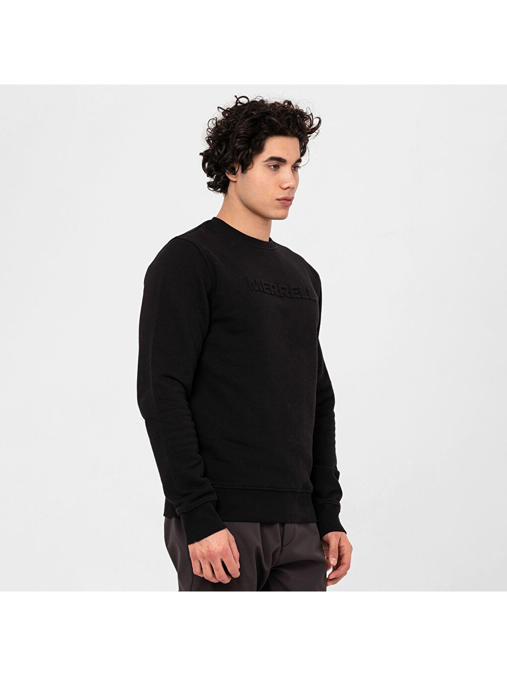 Simple Erkek Siyah Sweatshirt-5