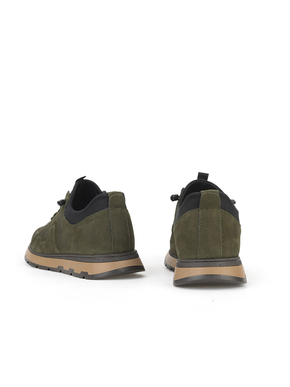 Erkek Hakiki Deri Sneaker 1531037Z24112 Haki-2