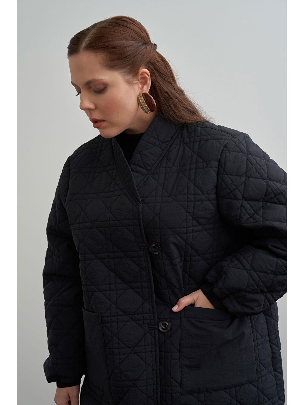 Siyah-Kapitone Mont-4