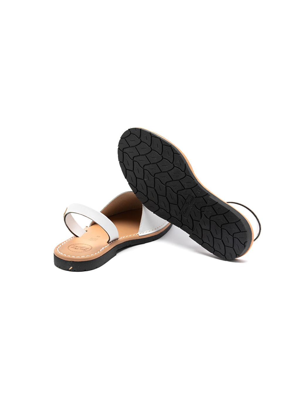 Beyaz Kadın Sandalet Mao-P White-3