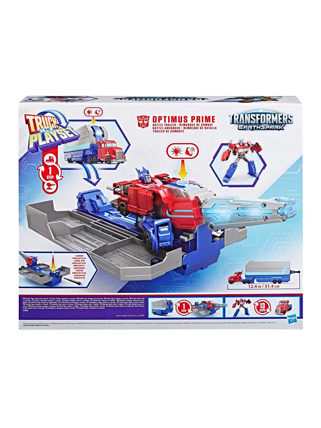Earthspark Optimus Prime Battle Trailer G0750-8