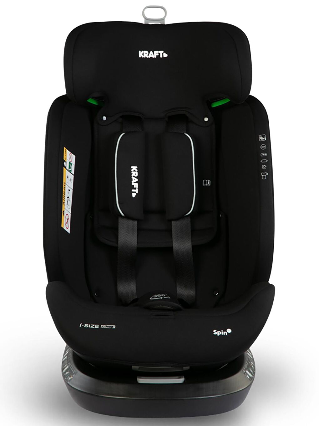 Spin I-Size Oto Koltuğu 0-36 Kg Yeşil-2