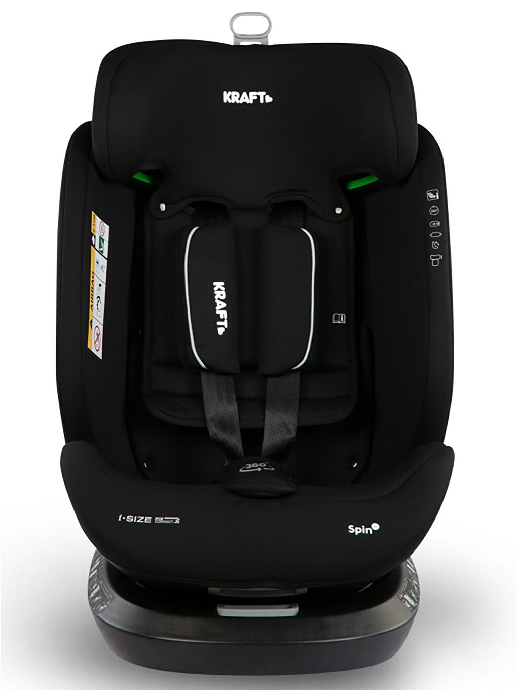 Spin I-Size Oto Koltuğu 0-36 Kg Yeşil-4