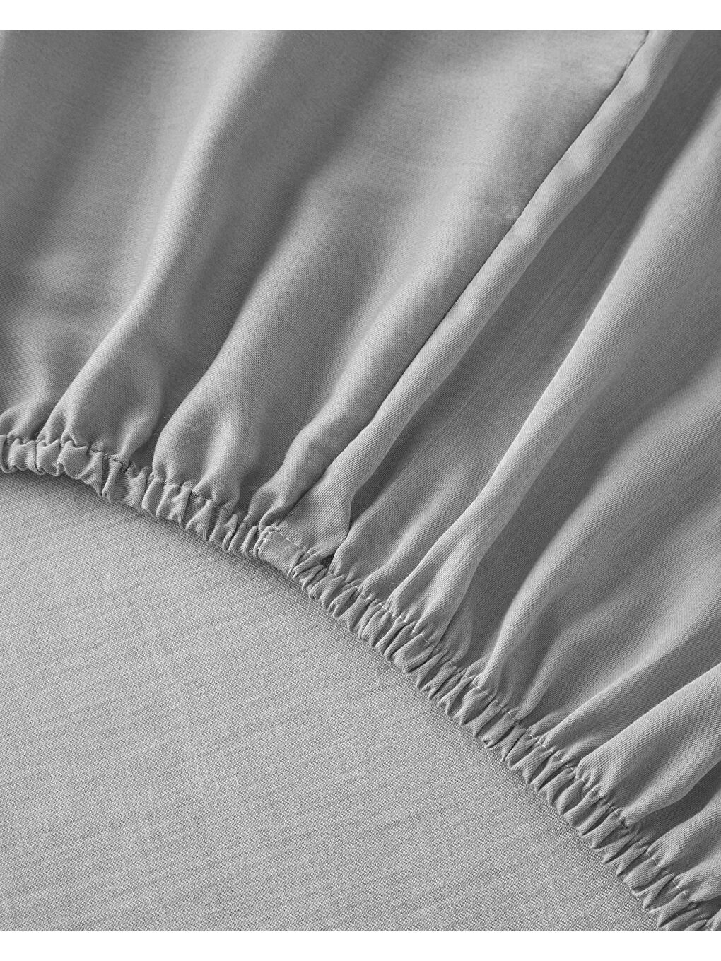 Gri Lior Çizgili Pamuk Saten Çift Kişilik Nevresim Takımı 200x220 cm Gümüş-5