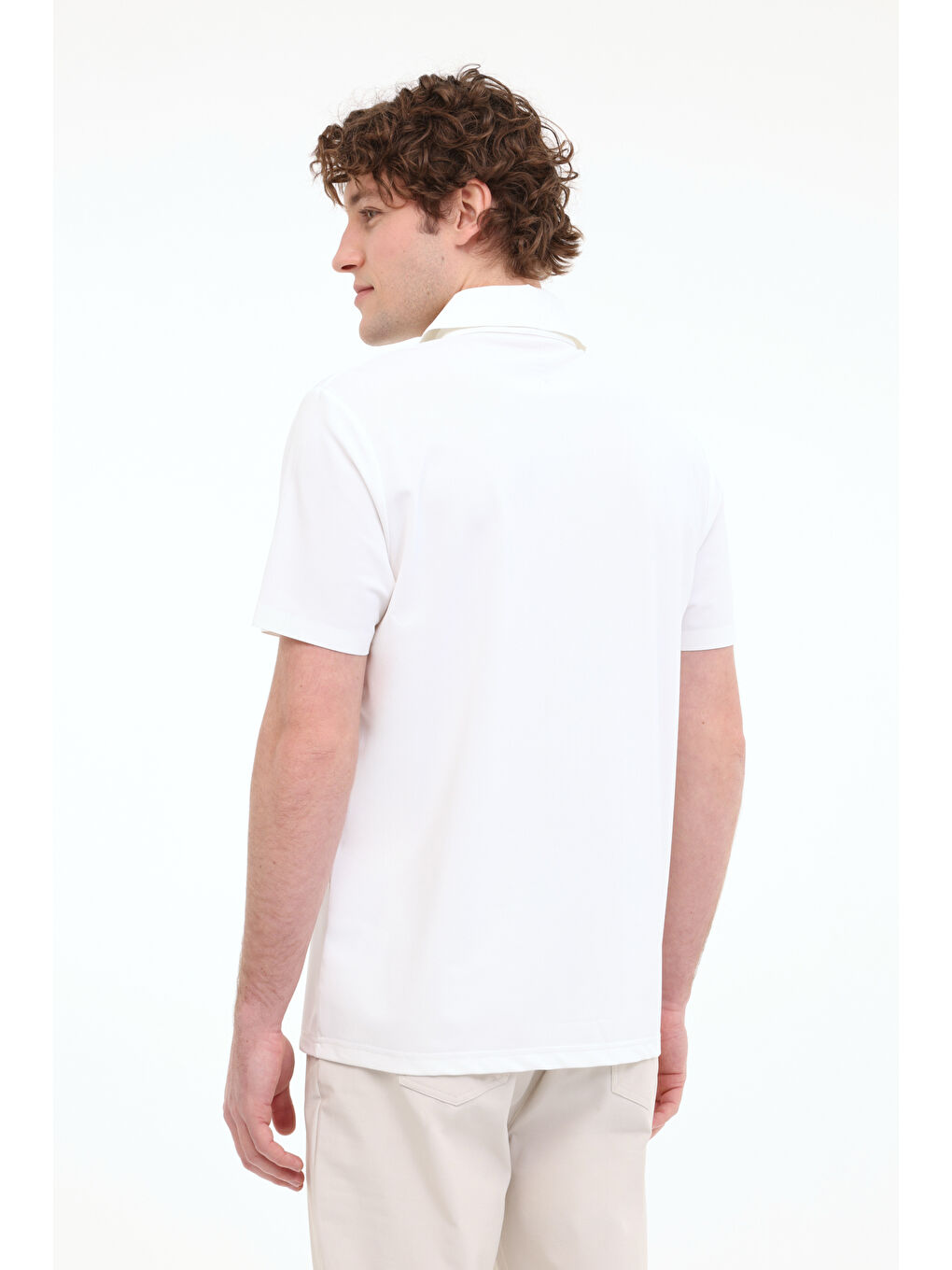 MB GIRT 12P23001 5FX Beyaz Erkek Kısa Kol Tişört-1