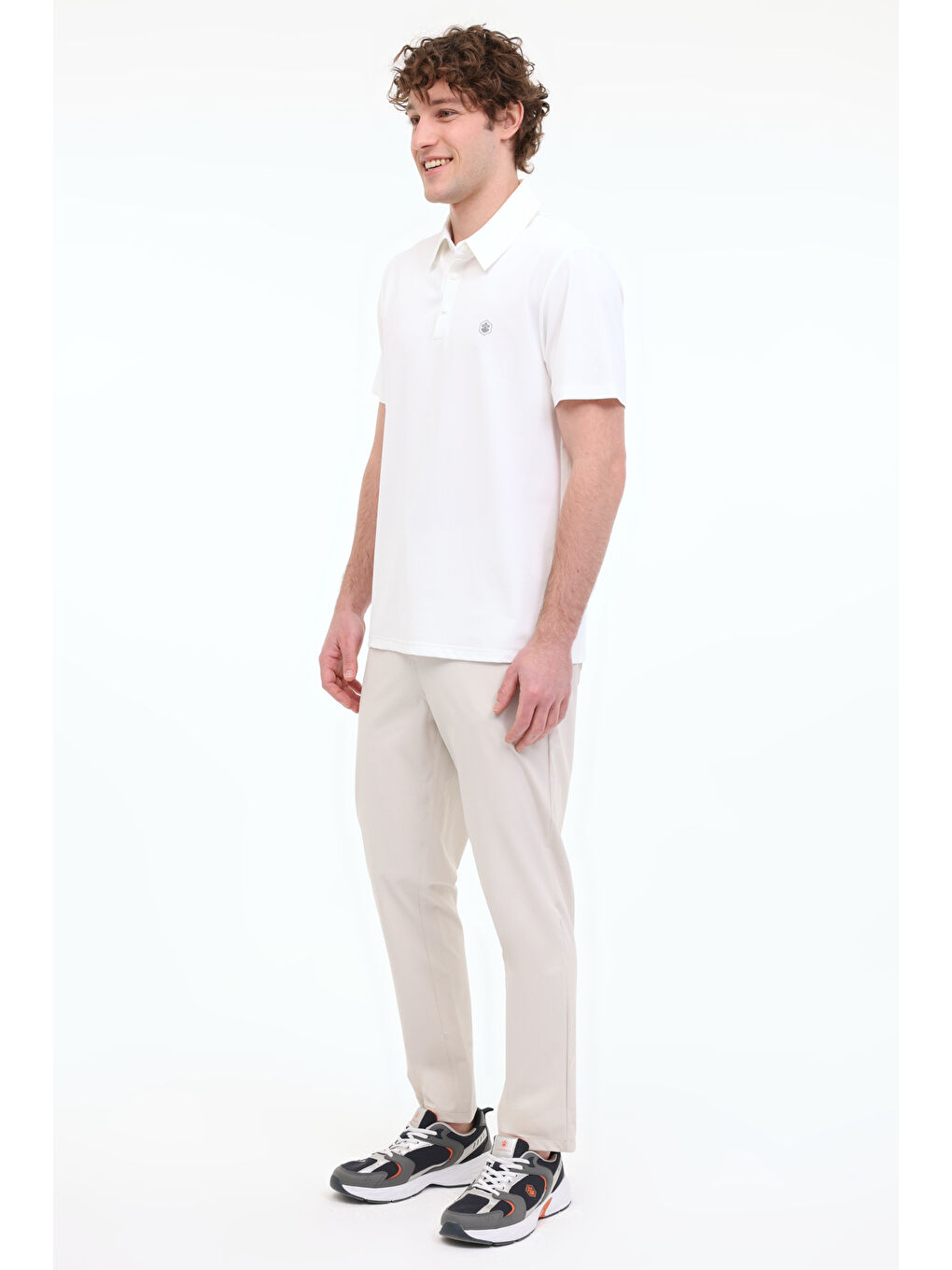 MB GIRT 12P23001 5FX Beyaz Erkek Kısa Kol Tişört-2