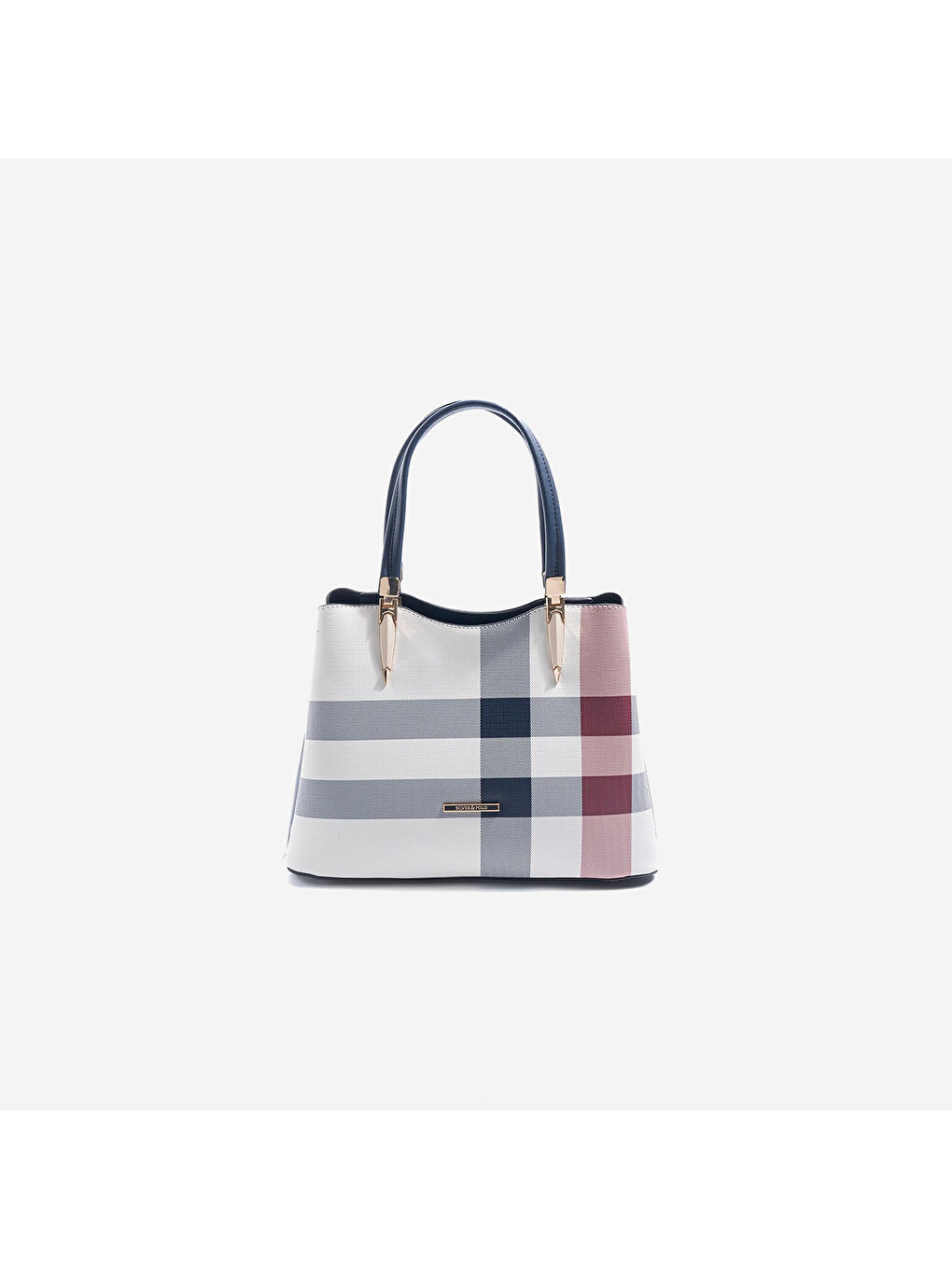 Karışık Kadın SP1205-M3 SILVER POLO Omuz Çantası Beyaz-Lacivert