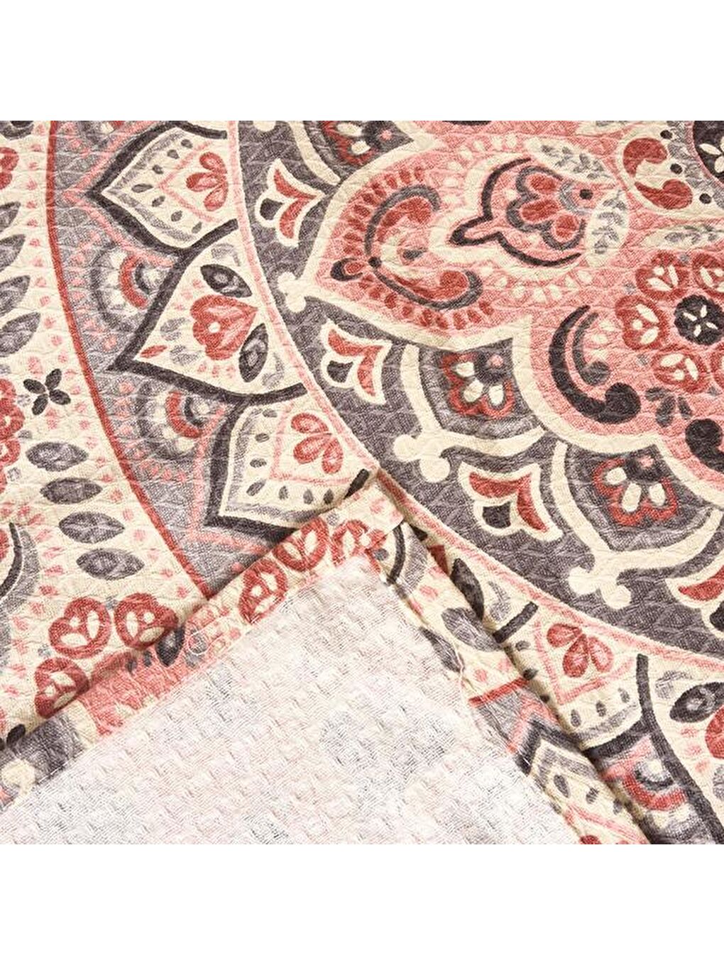 Karışık Soft Coch Tek Kişilik Pike Takımı - Renkli-3