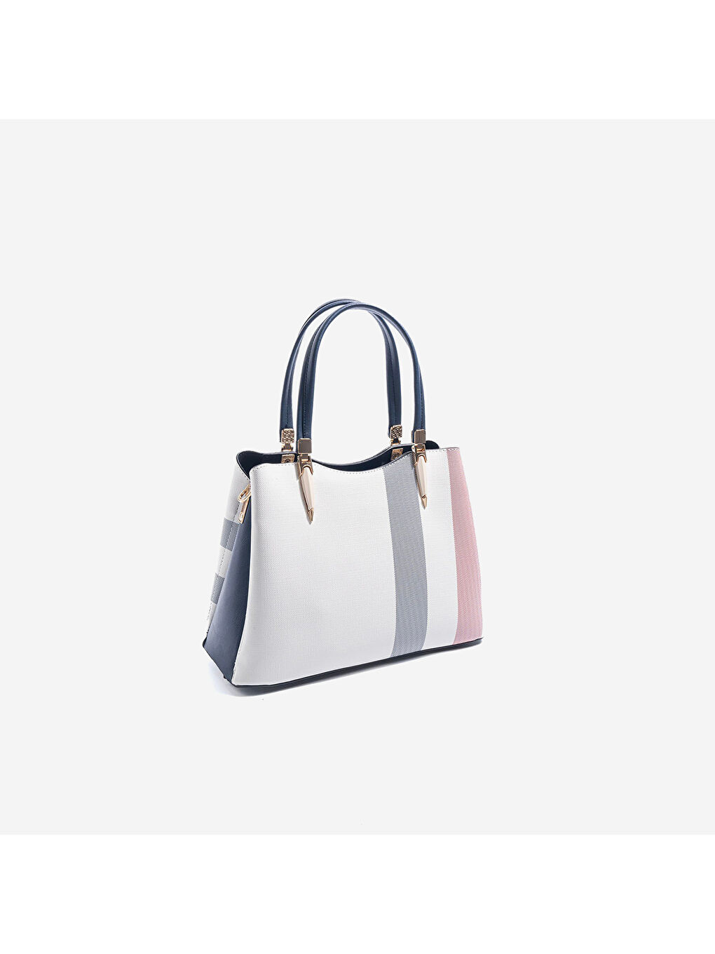 Karışık Kadın SP1205-M3 SILVER POLO Omuz Çantası Beyaz-Lacivert-2