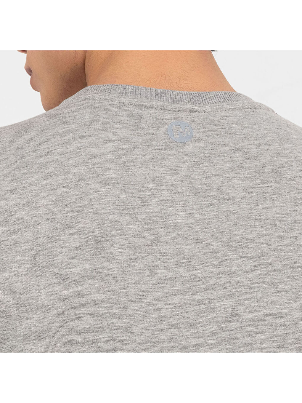 Simple Erkek Gri Sweatshirt-7