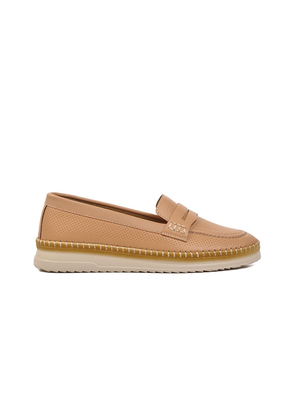 Ayakmod Nude Kadın Loafer Ayakkabı 651495