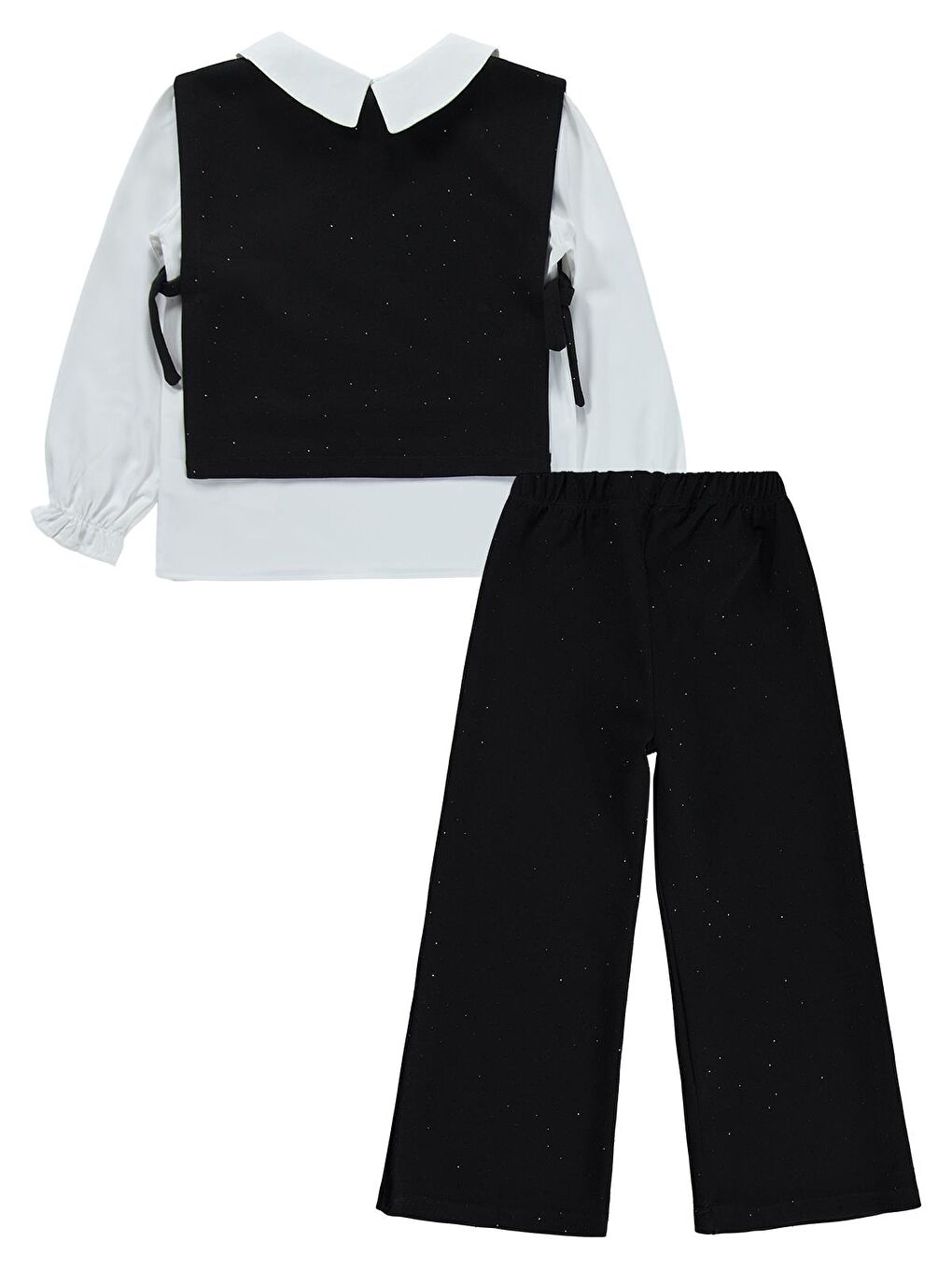 Girls Yakalı 10-13 Yaş Takım - Siyah-2
