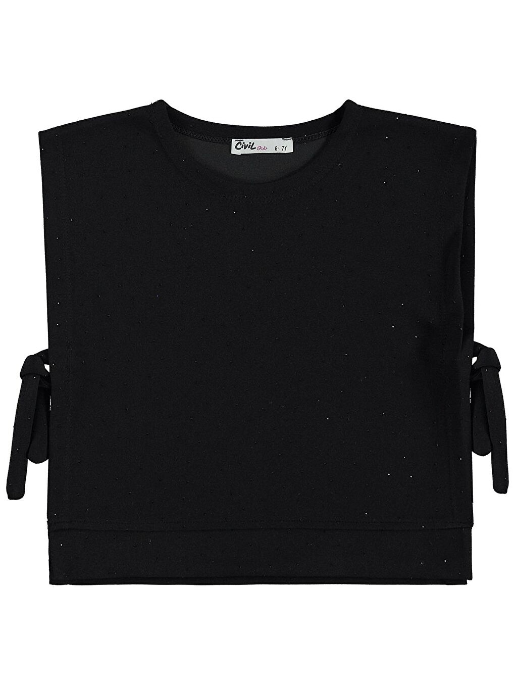 Girls Yakalı 10-13 Yaş Takım - Siyah-6