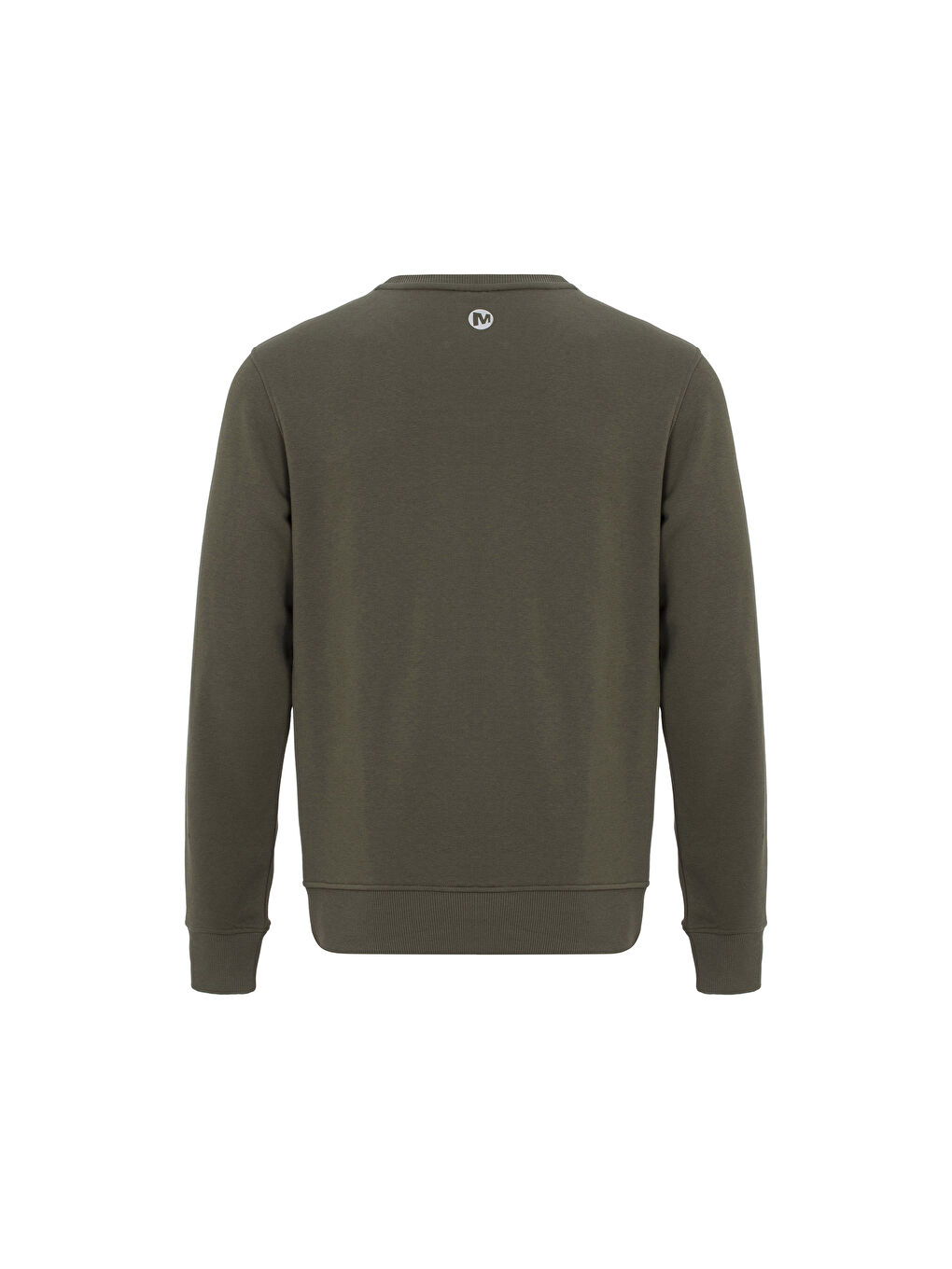 Haki Simple Erkek Yeşil Sweatshirt-2