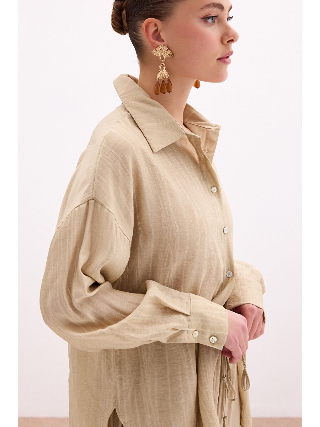 Salaş Gömlek - Haki-4