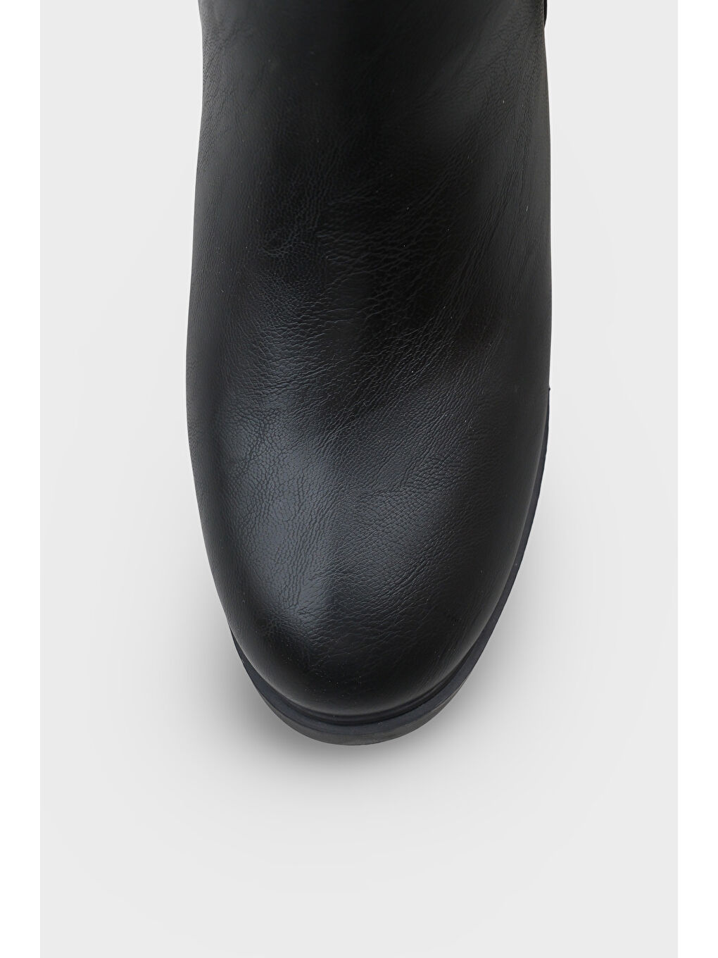 Siyah Roberta Metal Tokalı Kadın Çizme-2