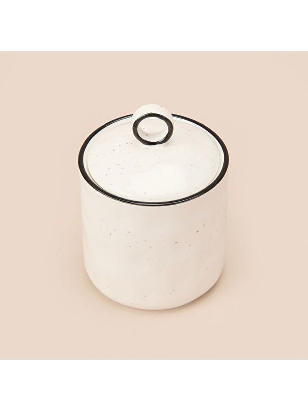 4'lü Porselen Baharatlık - Beyaz-1